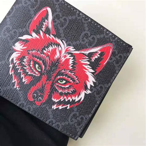 wolf gucci wallet|gucci zipper wallet.